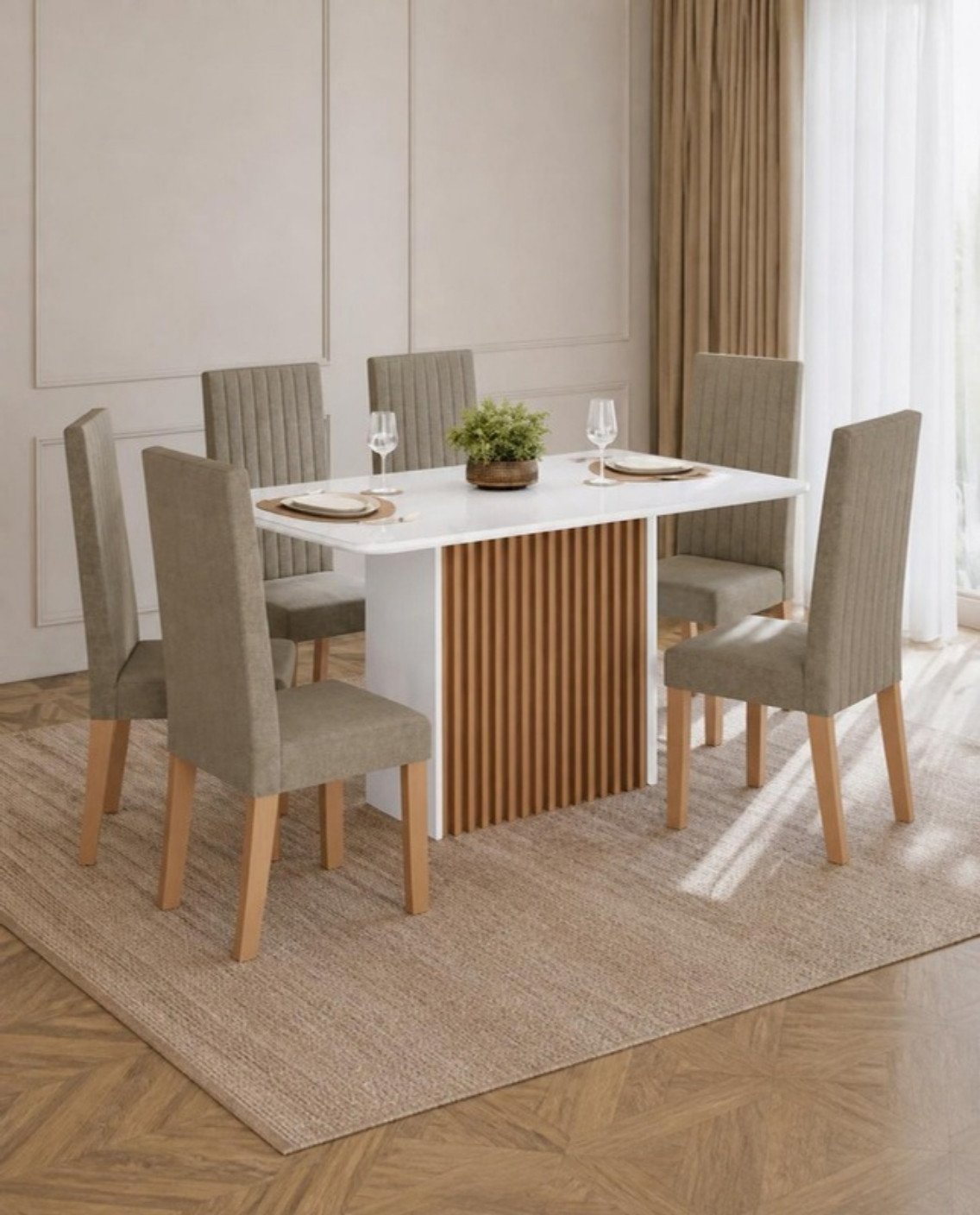 Mesa e Cadeira Floratta